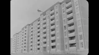 Ballymun  late1960s and  early 70s. Video Black and White.