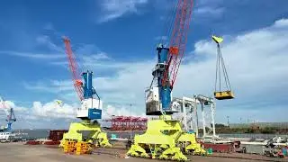 Two GENMA 125t Mobile Harbor Cranes Set for Overseas Project
