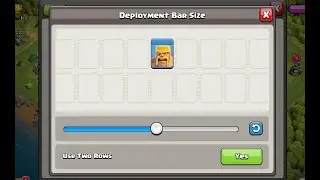 Bluestacks COC Make Use Two Rows problem. How To Use Deployment Bar Size Option In Clash of clans.