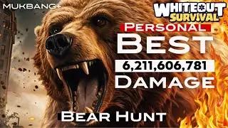 6.2 Billion Points in Bear Hunt 🐻🎯 Personal Best Record in Whiteout Survival ❄️🔥النجاة في الصقيع