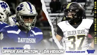 Upper Arlington Tops Hilliard Davidson For A Final OCC Battle 🏈