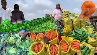 Mile12 Farmer&rsquo;s Vegetable Market | Current Cost of Fresh Produce in Lagos, Nigeria 🇳🇬 West Africa
