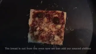 2 cheese Bread pizza / Open Faced Bread Sandwich
