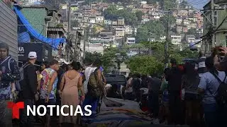 Reportan m&aacute;s de 100 muertos tras operativo contra 'Comando Vermelho' en Brasil | Noticias Telemundo
