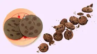 How to make choco cookies/easy paper crafts/diy cookies/origami paper cookies /school activity#short