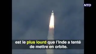 L&rsquo;Inde lance un satellite de plus de 3 tonnes