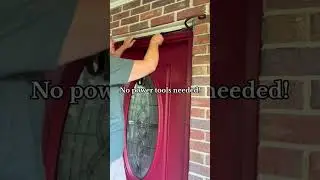 Как повесить гирлянду над входной дверью 🍁 Простой урок по повеске гирлянды 🍁