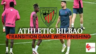 How Athletic Bilbao Coach Transition & Finishing | Soccer Training