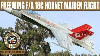 Freewing F 18C Hornet Maiden Flight