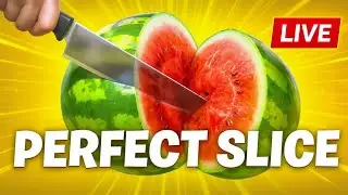 Perfect Slice Game 🔪🍉 Live | Satisfying Cutting Gameplay #live #325 #shortslive