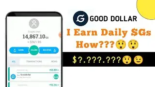I Earn $?.???.??? Good Dollar Token Daily | Watch How to Earn & Make Instant Swap $Gooddollar USDT