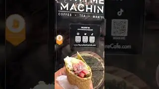 Thyme Machine Cafe&rsquo;s Manouche Labneh Zaatar, topped with vibrant veggies
