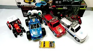 UNBOXING TOYOTA, FARM TRACTOR, CLIMBING CAR REMOTE CONTROL CAR