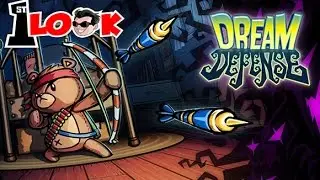 Dream Defense - Rambo Teddy Bear vs Nightmares ! (1st Look iOS/Android Gameplay)