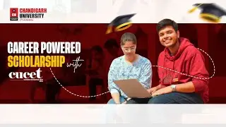 The Journey begins with the CUCET Scholarship | CU Uttar Pradesh, which gave him direction.