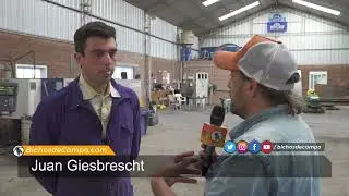 Juan Giesbrescht, empleado en la fábrica metalúrgica Meltamen, en la Colonia Menonita