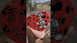 Door Sign #fypシ #smallbusiness #painting #disney #doorsign #viral