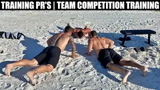 Training PR's (Clean & Jerk, Snatch, and Front Squat) | Team CrossFit Competition Beach Training