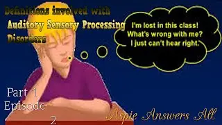 P2 Types of Auditory Skills used for Auditory Processing Disorders//AspieAnswersAll
