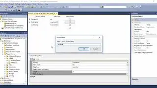 Creating & Connecting Databases & Tables MS SQL Server & Visual Studio