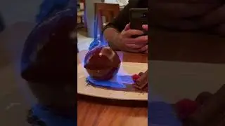 Chocolate fire bite! Best dessert at Morimoto Hawaii #shorts #morimoto #hawaii #chocolate #dessert