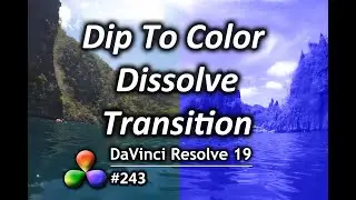 Учебное пособие DaVinci Resolve: как добавить погружение в переход &laquo;Растворение цвета&raquo;