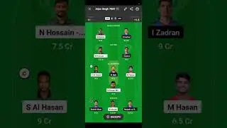 😱 BAN vs AFG 3nd ODI MatchDream11 Team Prediction || AFG vs BAN Dream11 Team Prediction #odimatch