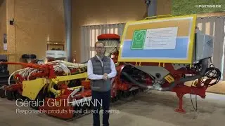 Présentation du combiné de semis trainé AEROSEM VT par Gérald Guthmann, responsable produits semis