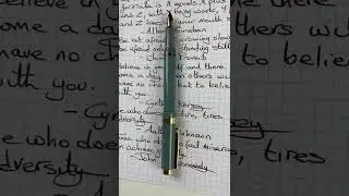 Writing Fri 11 Feb Wing Sung 698 and Diamine Writers Blood   #shorts