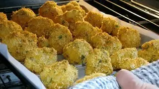 Beignets de chou-fleur croustillants, au four / Easy Cauliflower Fritters Recipe