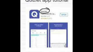 Quizlet app tutorial