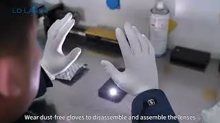 Laser Head Lower Protection Lens Replacement Tutorial