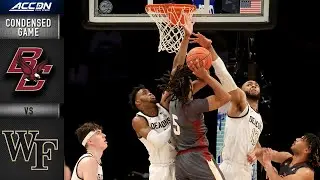 Boston College vs. Wake Forest Condensed Game | ACC Men&rsquo;s Basketball (2021-22)
