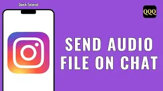HOW TO SEND AUDIO FILE ON INSTAGRAM CHAT