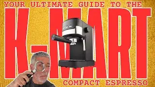 Home Barista Set-Up for LESS THAN $100??? | Kmart Espresso & Coffee Grinder Review #coffee #kmart