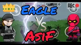 Mini Militia || Eagle vs Asif || 1v1|| Random Match 😊😛 || @Manpreet_da2