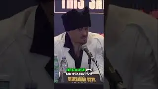 Ukrainian Boxer's Powerful Fight for Country #UsykvDubois #UndisputedClash #Shorts AD1F