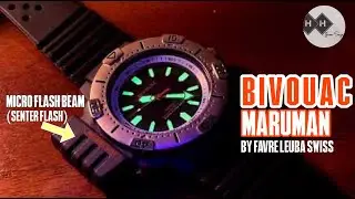 Jam Tangan Camping, Adventure & Military Bivouac Maruman Micro Flash Beam Murah & Tangguh
