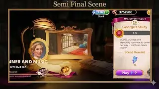 June's Journey Secrets 13R Scene 26 George's Study Word Mode 4k HD Semi Final Scene 