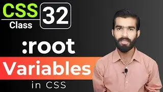 CSS Tutorial: CSS Variables - var() | CSS Custom Properties | CSS full course for beginners|Class 32