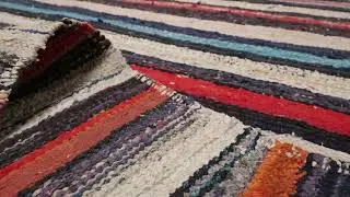 Vintage Shahsavan Persian Kilim Runner with Polychromatic Stripes - Rug & Kilim - 33335