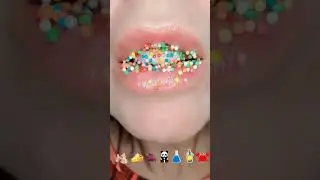 ASMR Satisfying Eating Emoji Mashup !!! #emojichallenge #mashup #asmr