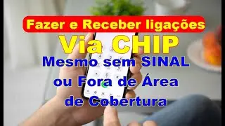 Como Fazer e Receber Liga&ccedil;&otilde;es No Celular Smartphone ;Mesmo sem Sinal da Operadora ou Fora de &Aacute;rea