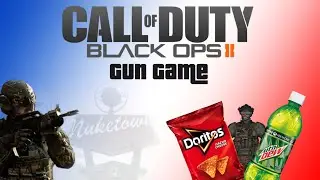 BO2 Gun Game Funny Moments - The Never Ending Gun Game Custom