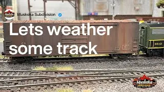 Join me in weathering my Walthers Code 83 crossover