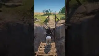 Могут ли лошади банды спрыгнуть с моста? RDR2