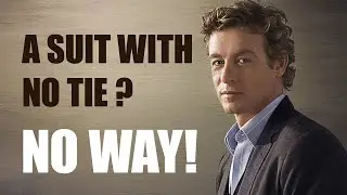 YES! You can wear a 3 piece suit without a tie.
