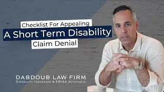 Checklist For Appealing a Short Term Disability Claim Denial
