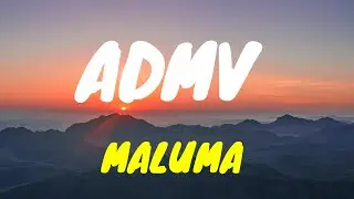 Maluma - ADMV (Letra/Lyrics)