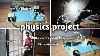 physics model based on pascal law under ₹150 @vloggingville
